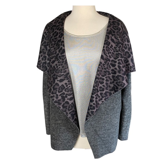 PAPILLON Animal Print Blazer Jacket Size Small - Picture 4 of 12